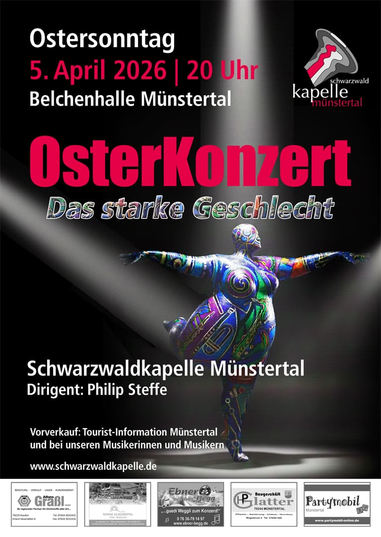Osterkonzert 2026 Plakat