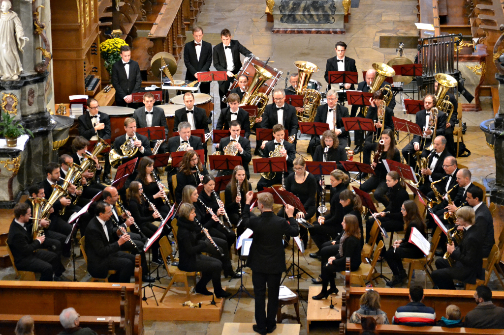 Die Schwarzwaldkapelle beim Kirchenkonzert im Jahre 2014